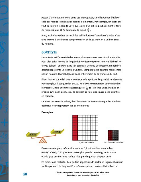 Fascicule 3 : Nombres décimaux et pourcentages - L'@telier