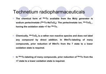 Technetium radiopharmaceuticals