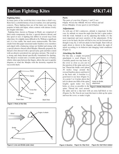 Indian Fighting Kites 45K17.41 - Lee Valley Tools