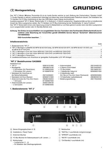 WT 1 - Grundig-info.de