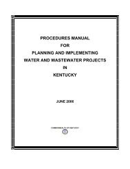 procedures manual for planning and implementing water and