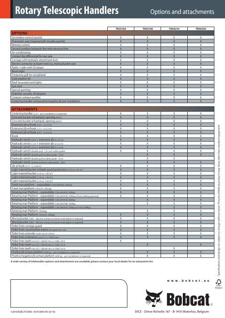 Rotary Telescopic Handlers - Bobcat.eu