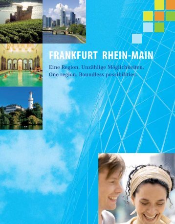 Eine Region. Unzählige Möglichkeiten (pdf  - Frankfurt am Main