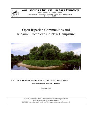 table of contents - New Hampshire Division of Forests and Lands