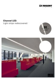 Channel LED. Light strips rediscovered. - Regent