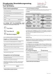 Privatkunden Stromlieferungsvertrag - Stadtwerke Bad Herrenalb ...