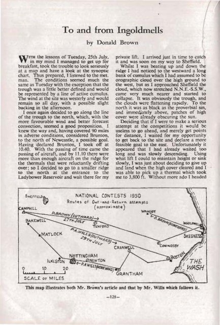 Gliding 1950 - Lakes Gliding Club