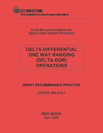 (Delta-DOR) Operations - CCSDS