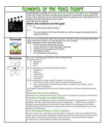 Elements of the Video Script.pdf - Midlothian ISD