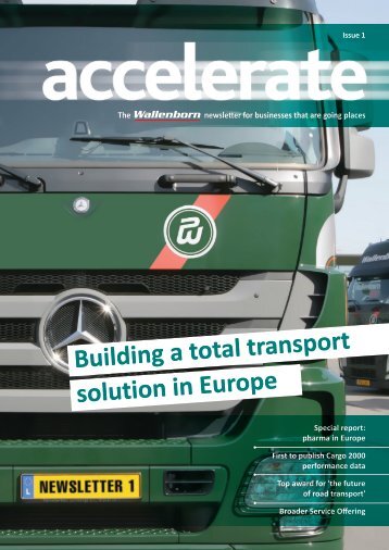 Building a total transport solution in Europe - Wallenborn-Transport-SA