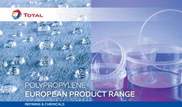 European Product Range - Booklet - Total Refining & Chemicals