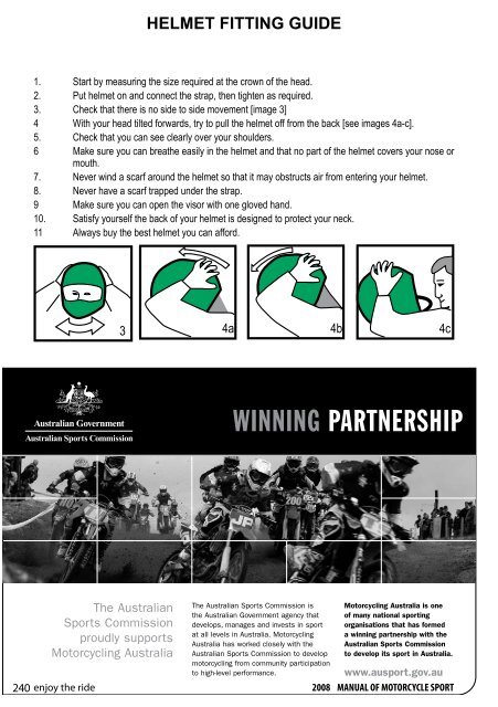 2008 Manual of Motorcycle Sport - Motorcycling Australia