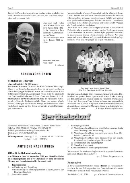 Ausgabe 22 (18.11.2010) PDF - Herrnhut