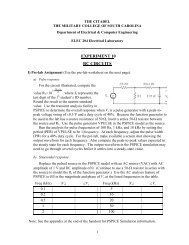 Experiment #10 Active Filter Circuits - The Citadel