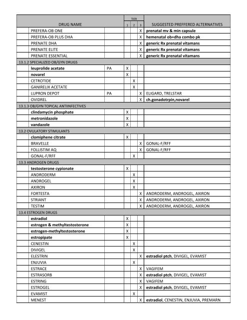 Preferred Drug List 2013 Standard Formulary (3 ... - Express Scripts