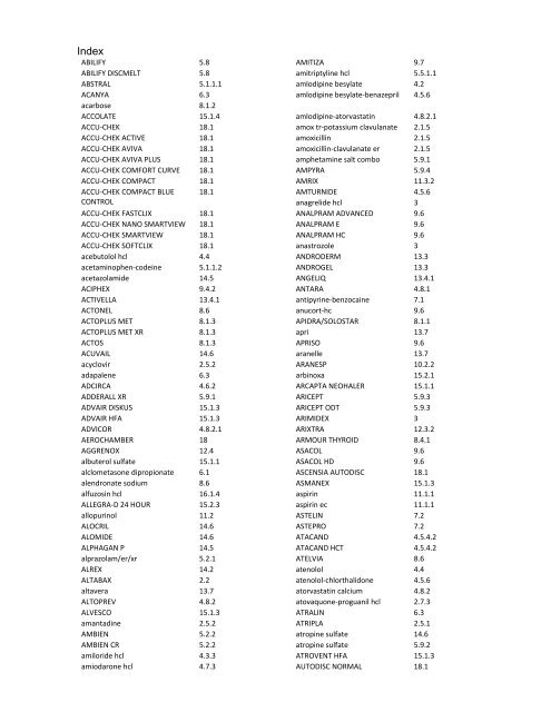 Preferred Drug List 2013 Standard Formulary (3 ... - Express Scripts