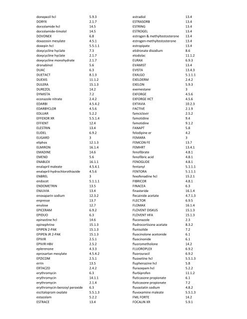 Preferred Drug List 2013 Standard Formulary (3 ... - Express Scripts