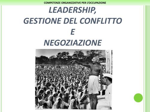 competenze organizzative per l'occupazione - Fidia - Formazione e ...