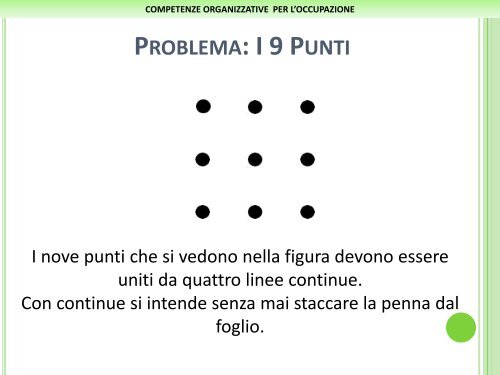 competenze organizzative per l'occupazione - Fidia - Formazione e ...