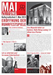 Maizeitung 2013 - Ruhrfestspiele Recklinghausen
