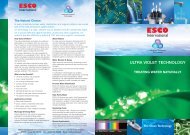 UV systems brochure - Esco International