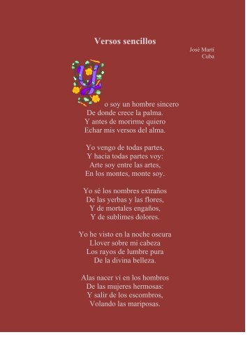 Versos sencillos - Sinabi
