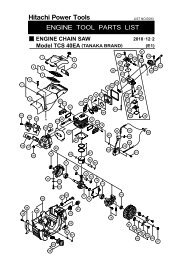 Hitachi 6688482 Set Clutch Shoe//Spring Replacement Part