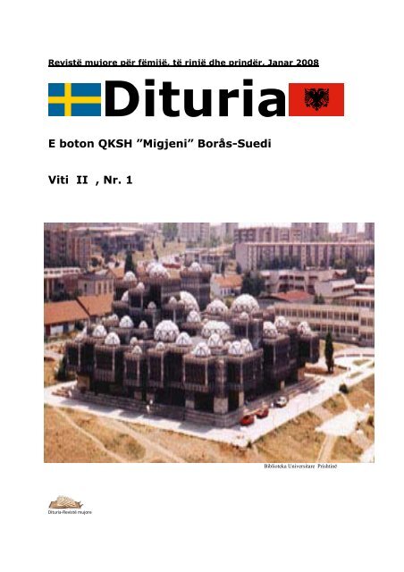 Dituria E boton QKSH âMigjeniâ BorÃ¥s-Suedi Viti II , Nr. 1