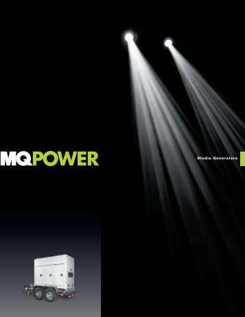 MQ Studio Series generators brochure - Hardy Diesels and ...