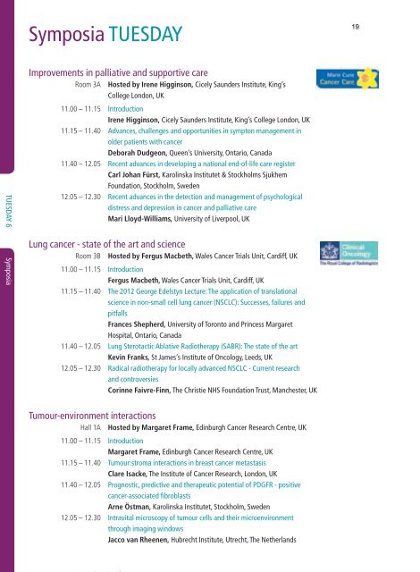 Programme (PDF) - (NCRI) Cancer Conference 2013 - National ...