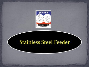 Stainless Steel Feeder