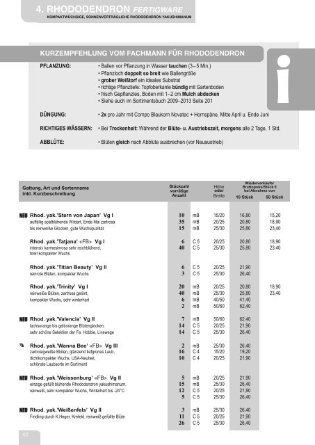 4. rhododendron fertigware - Baumschule Hachmann