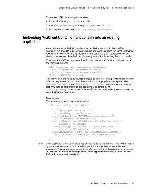 web server - Borland Technical Publications