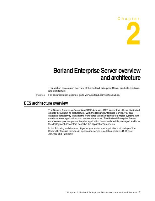 web server - Borland Technical Publications