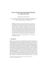 The Two-Point Visual Control Model of Steering - New Empirical ...