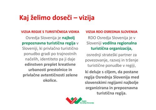 Predstavitev RDO Osrednja Slovenija