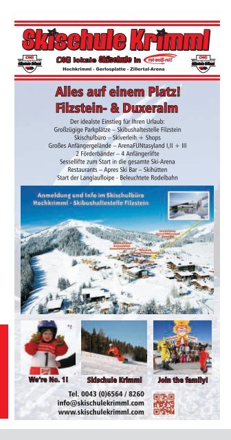 Krimml INFO Winter 2013-14.cdr - Zillertal Arena