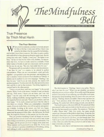 J 'Bell - The Mindfulness Bell