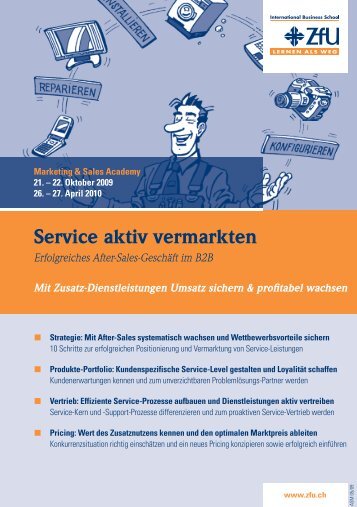 Service aktiv vermarkten - IMPULS Management Consulting GmbH