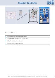 02 - Reaction Calorimetry - HiTec Zang GmbH