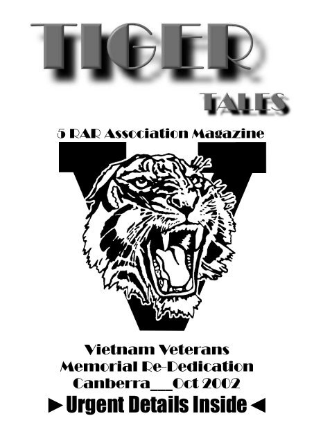01 Tiger Tales Magazine - Fifth Battalion Royal Australian Regiment