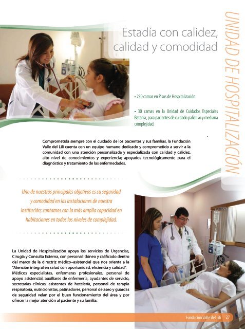 Portafolio de Servicios - Fundacion Valle del lili