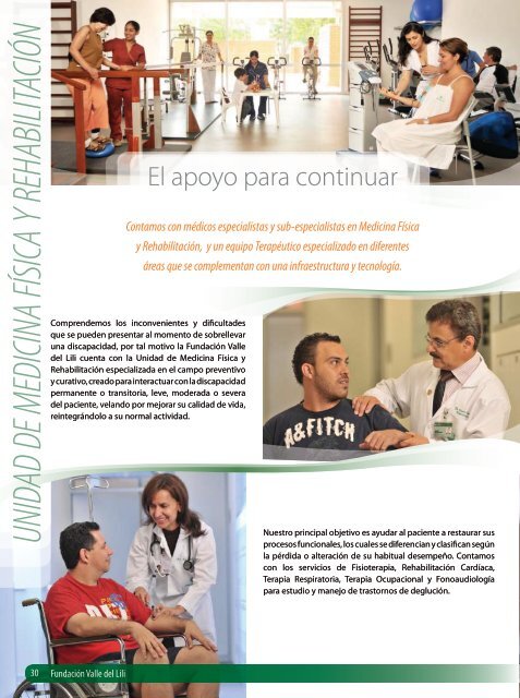 Portafolio de Servicios - Fundacion Valle del lili