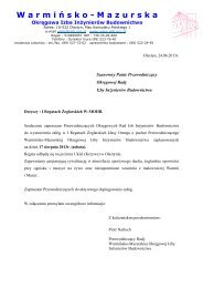 Ulotka informacyjna (pdf) - Lubelska OkrÃ„Â™gowa Izba InÃ…Â¼ynierÃƒÂ³w ...