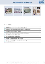 Fermentation Technology - HiTec Zang GmbH