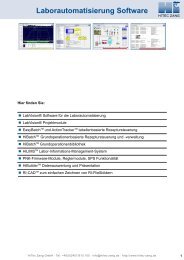 05 Laborautomatisierung Software - HiTec Zang GmbH