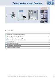 09 Dosiersysteme und Pumpen - HiTec Zang GmbH