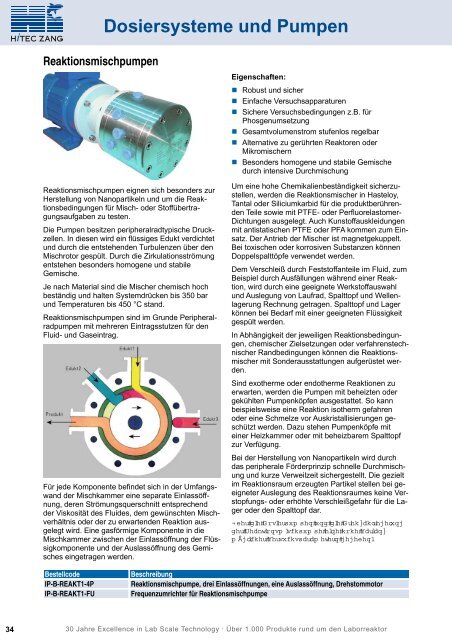 09 Dosiersysteme und Pumpen - HiTec Zang GmbH