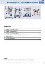 01 Automatische Laborreaktorsysteme - HiTec Zang GmbH