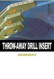 Throw-Away Drill Inserts